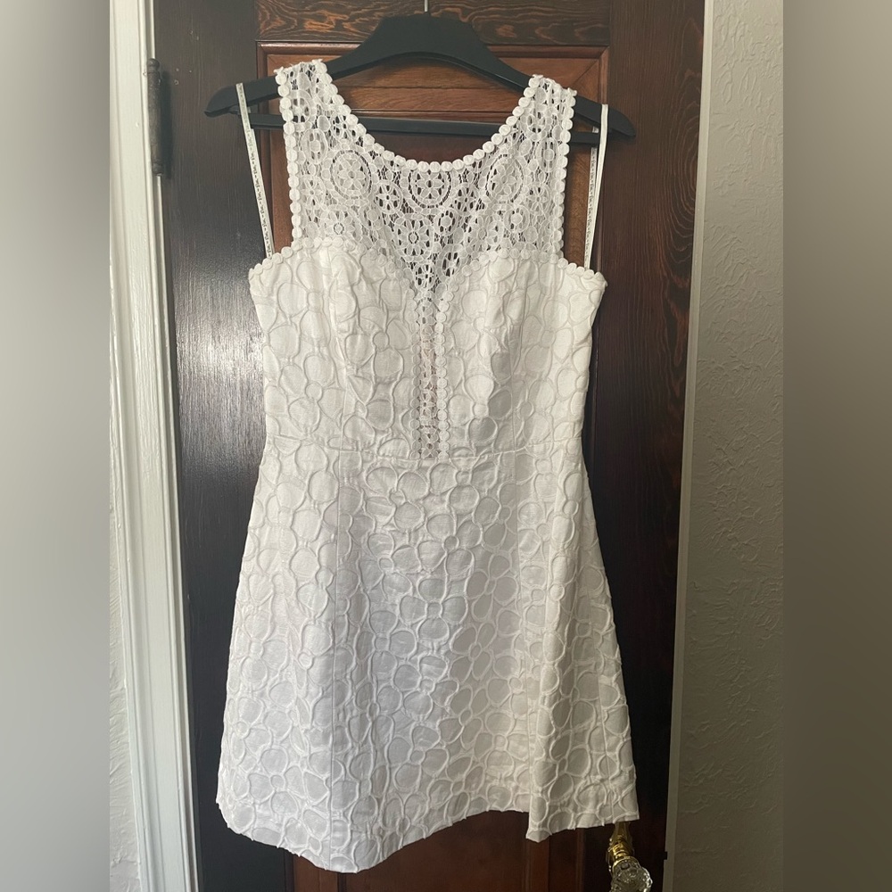 White Lilly Pulitzer Lace Dress